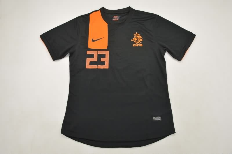 Thailand Quality(AAA) 2012 Netherlands Away Retro Soccer Jersey