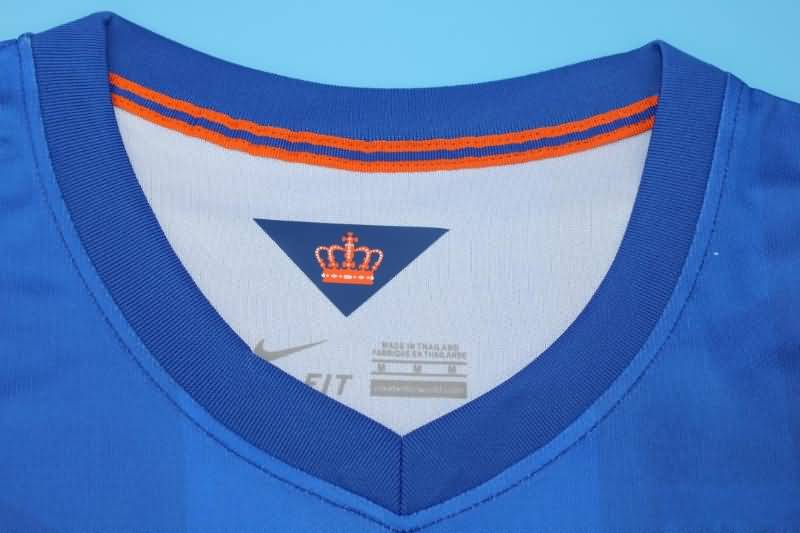 Thailand Quality(AAA) 2014 Netherlands Away Retro Soccer Jersey