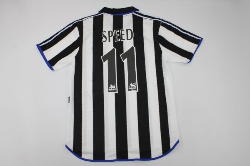 Thailand Quality(AAA) 2000/01 Newcastle United Home Retro Soccer Jersey