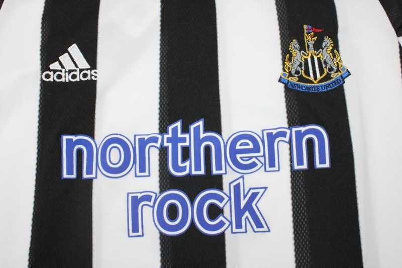 Thailand Quality(AAA) 2003/05 Newcastle United Home Long Retro Soccer Jersey