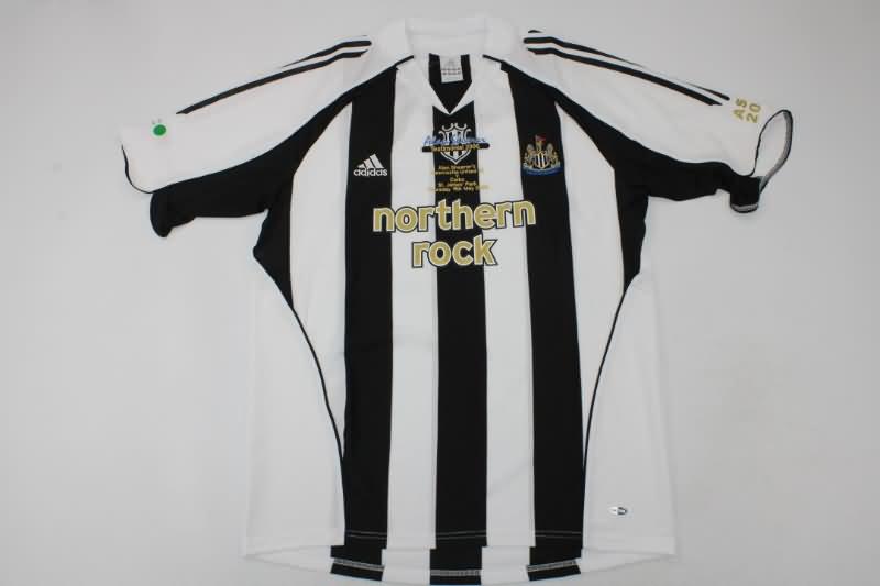 Thailand Quality(AAA) 2006 Newcastle United SHEARER Testimonial Retro Soccer Jersey