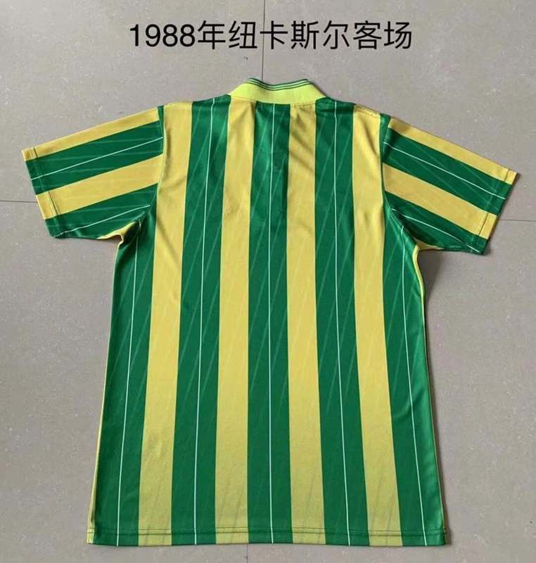 Thailand Quality(AAA) 1988/90 Newcastle United Away Retro Soccer Jersey