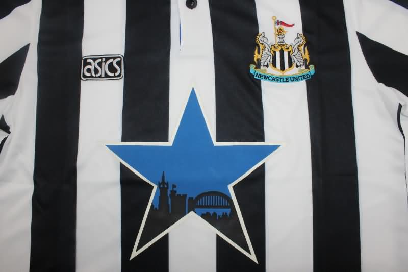 Thailand Quality(AAA) 1993/95 Newcastle United Home Retro Soccer Jersey