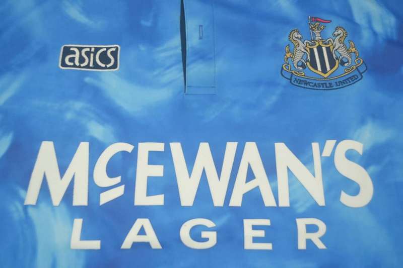 Thailand Quality(AAA) 1994/95 Newcastle United Away Retro Soccer Jersey