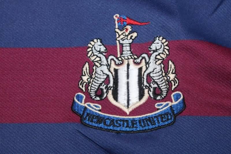 Thailand Quality(AAA) 1995/96 Newcastle United Away Long Retro Soccer Jersey