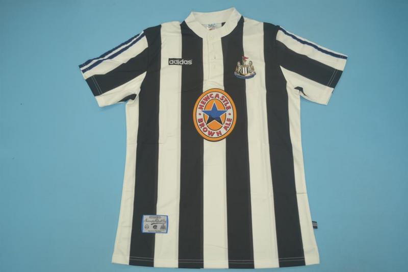 Thailand Quality(AAA) 1995/97 Newcastle United Home Retro Soccer Jersey