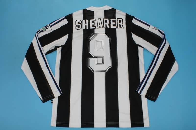 Thailand Quality(AAA) 1995/97 Newcastle United Home Retro Soccer Jersey(L/S)