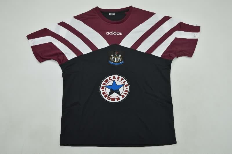 Thailand Quality(AAA) 1996/97 Newcastle United Training Retro Soccer Jersey