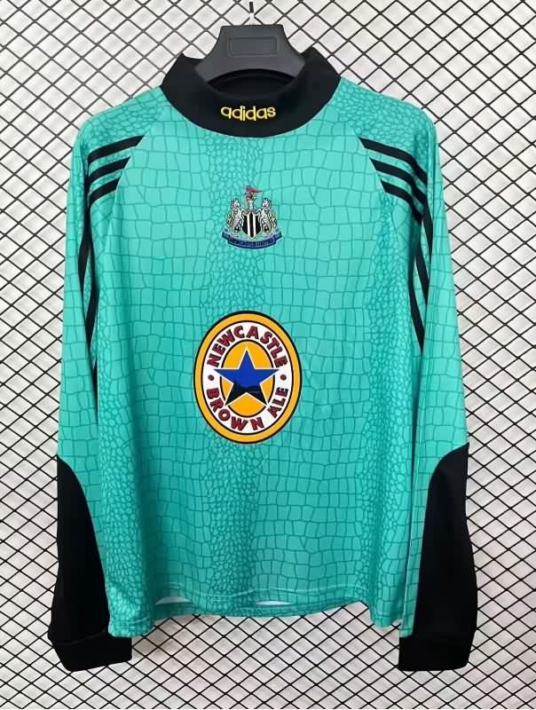 Thailand Quality(AAA) 1997/98 Newcastle United Goalkeeper Green Long Retro Soccer Jersey
