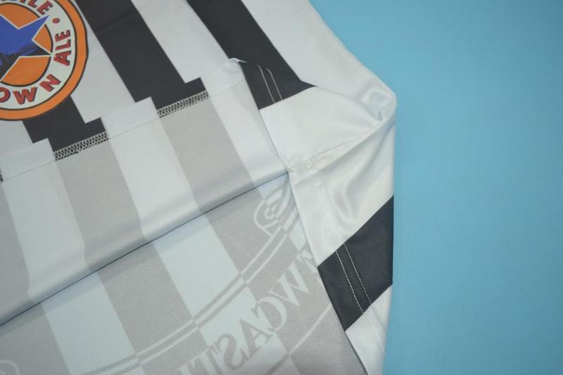 Thailand Quality(AAA) 1997/99 Newcastle United Home Retro Soccer Jersey