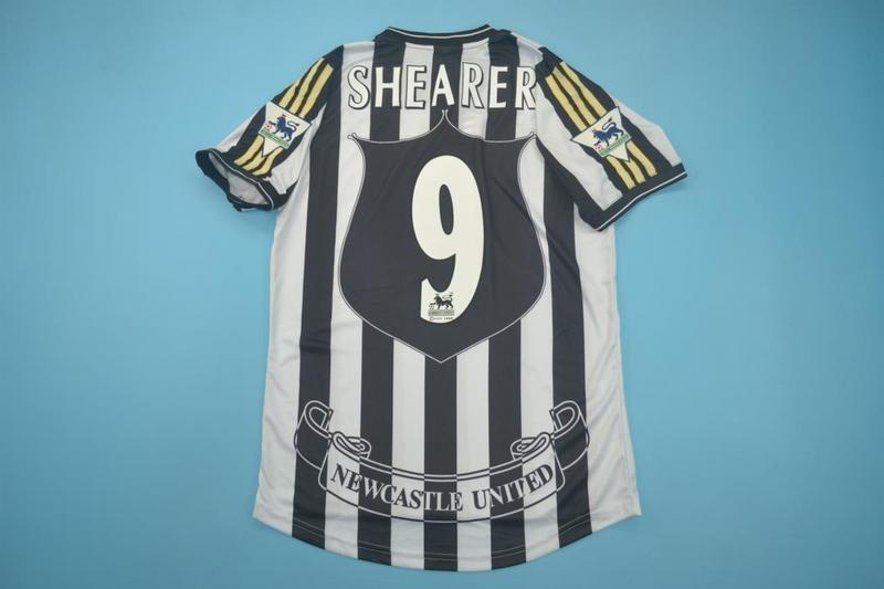 Thailand Quality(AAA) 1997/99 Newcastle United Home Retro Soccer Jersey