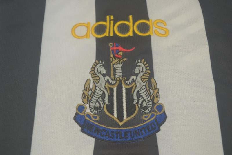 Thailand Quality(AAA) 1997/99 Newcastle United Home Retro Jersey(L/S)