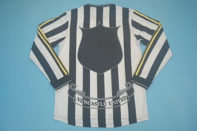 Thailand Quality(AAA) 1997/99 Newcastle United Home Retro Jersey(L/S)