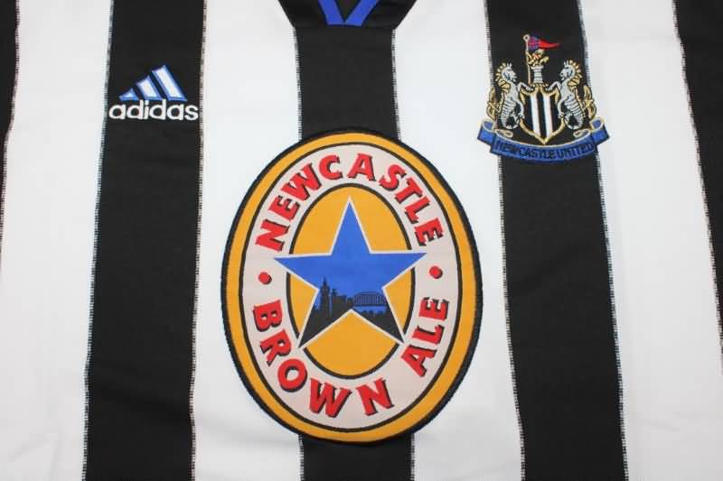 Thailand Quality(AAA) 1999/00 Newcastle United Home Retro Soccer Jersey