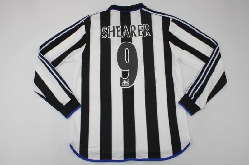 Thailand Quality(AAA) 1999/00 Newcastle United Home Retro Soccer Jersey