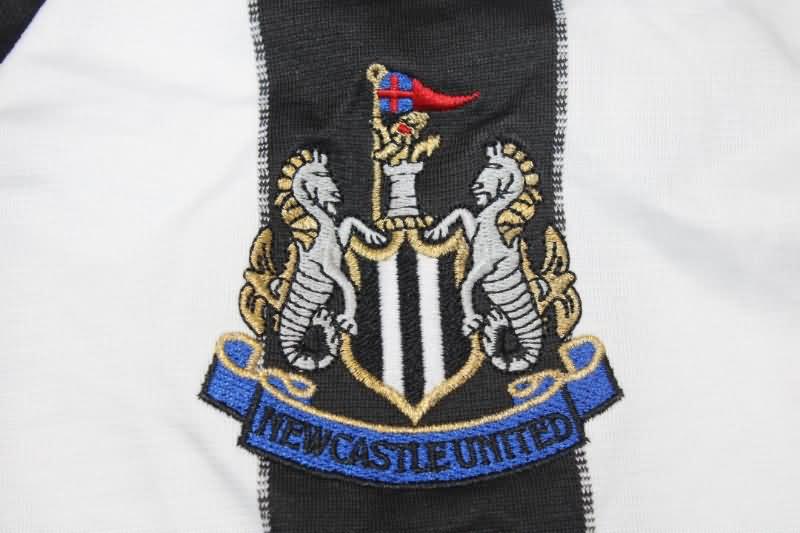 Thailand Quality(AAA) 1999/00 Newcastle United Home Long Retro Soccer Jersey
