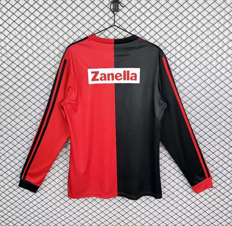 Thailand Quality(AAA) 1991/93 Newells Old Boy Home Retro Long Sleeve Soccer Jersey
