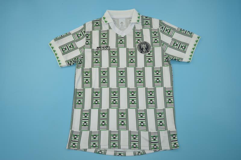 Thailand Quality(AAA) 1994 Nigeria Away Retro Soccer Jersey
