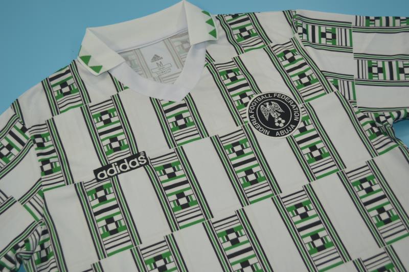 Thailand Quality(AAA) 1994 Nigeria Away Retro Soccer Jersey