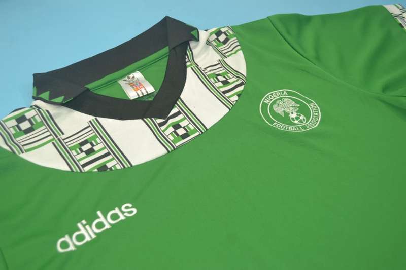 Thailand Quality(AAA) 1994 Nigeria Home Retro Soccer Jersey