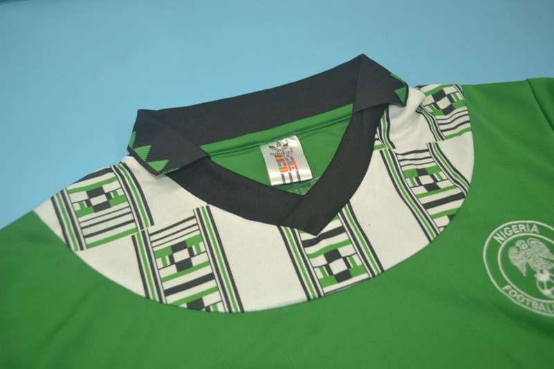 Thailand Quality(AAA) 1994 Nigeria Home Retro Soccer Jersey