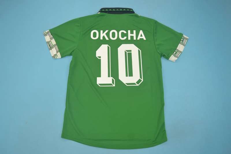 Thailand Quality(AAA) 1994 Nigeria Home Retro Soccer Jersey