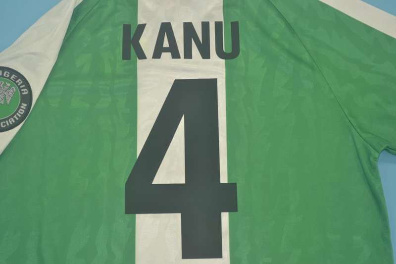 Thailand Quality(AAA) 1996 Nigeria Home Retro Soccer Jersey