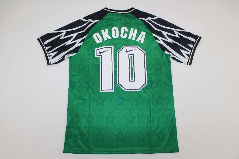 Thailand Quality(AAA) 1994/95 Nigeria Home Retro Soccer Jersey