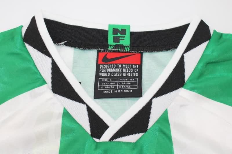 Thailand Quality(AAA) 1996/98 Nigeria Retro Away Soccer Jersey