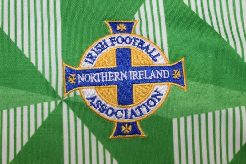 Thailand Quality(AAA) 1990/92 Northern Ireland Retro Home Soccer Jersey