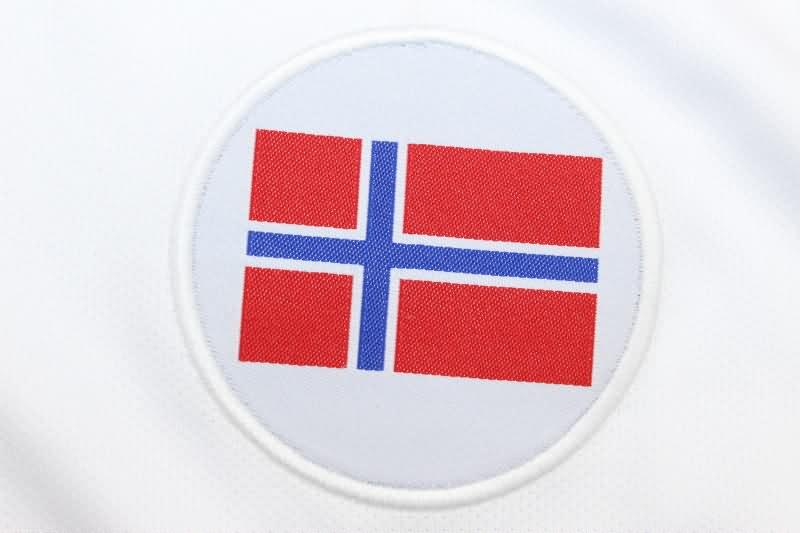 Thailand Quality(AAA) 19984 Norway Retro Away Soccer Jersey