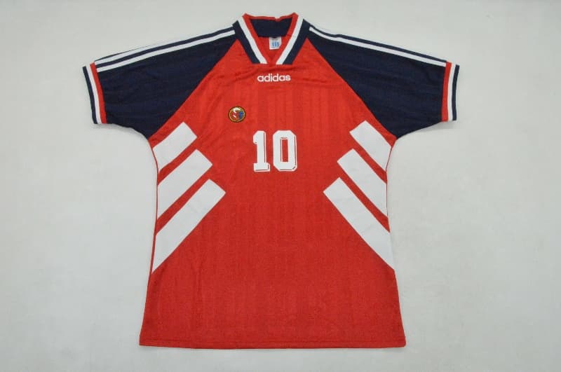 Thailand Quality(AAA) 1994/95 Norway Home Retro Soccer Jersey