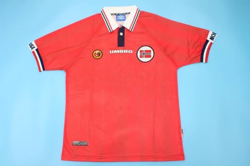 Thailand Quality(AAA) 1998/99 Norway Home Retro Soccer Jersey