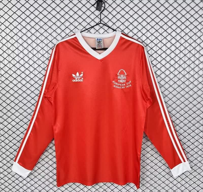 Thailand Quality(AAA) 1979 Nottingham Forest Home Retro Long Sleeve Soccer Jersey Thailand Quality(AAA) 1979 Nottingham Forest Home Retro Long Sleeve Soccer Jersey
