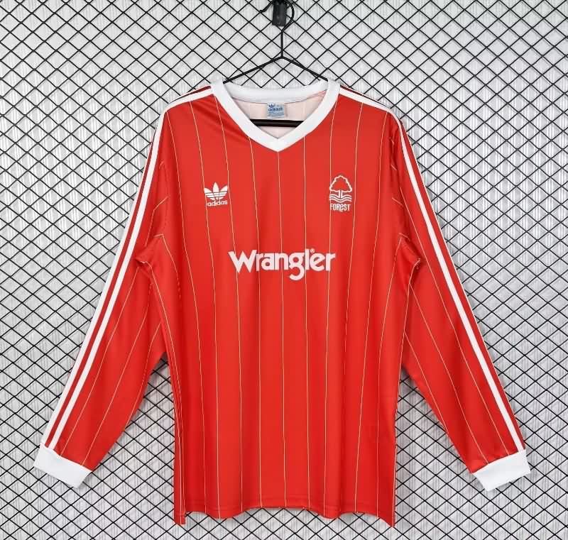 Thailand Quality(AAA) 1982/84 Nottingham Forest Home Retro Long Sleeve Soccer Jersey Thailand Quality(AAA) 1982/84 Nottingham Forest Home Retro Long Sleeve Soccer Jersey