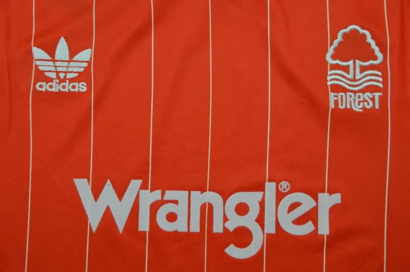 Thailand Quality(AAA) 1982/84 Nottingham Forest Home Retro Long Sleeve Soccer Jersey