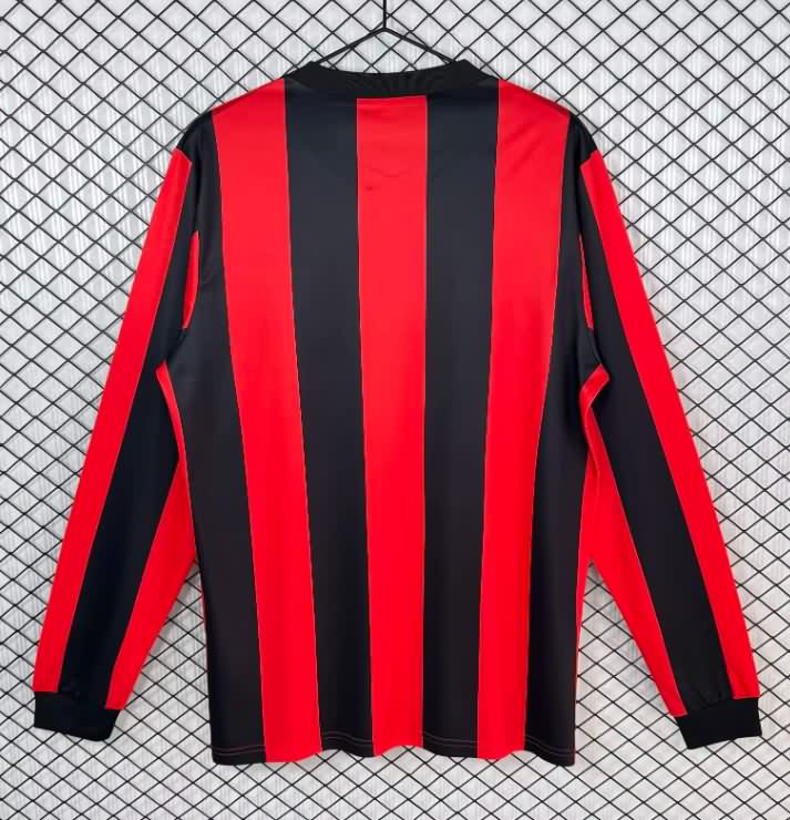 Thailand Quality(AAA) 1977/78 OGC Nice Home Long Sleeve Retro Soccer Jersey