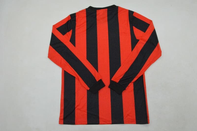 Thailand Quality(AAA) 1977/78 OGC Nice Home Long Sleeve Retro Soccer Jersey