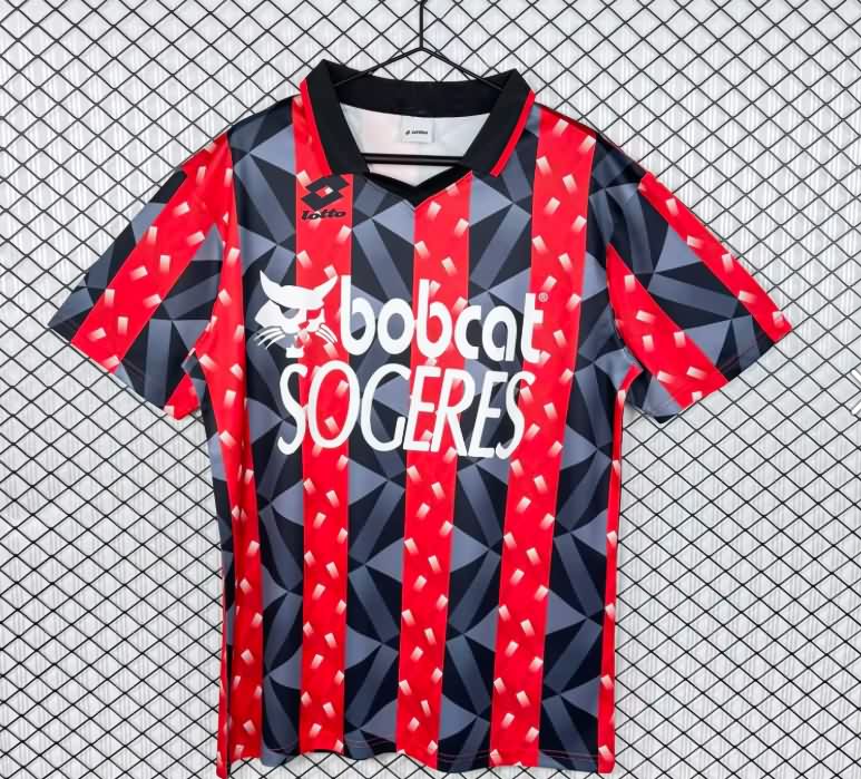 Thailand Quality(AAA) 1993/94 OGC Nice Home Retro Soccer Jersey