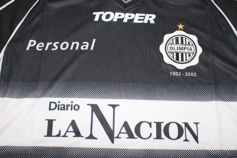 Thailand Quality(AAA) 2002 Olimpia Away Retro Soccer Jersey