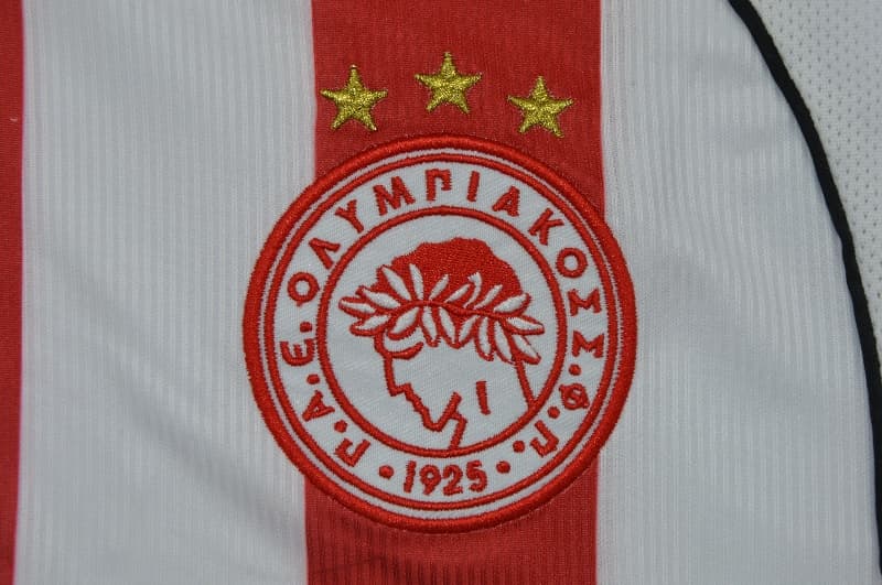 Thailand Quality(AAA) 2001/02 Olympiacos Home Retro Soccer Jersey