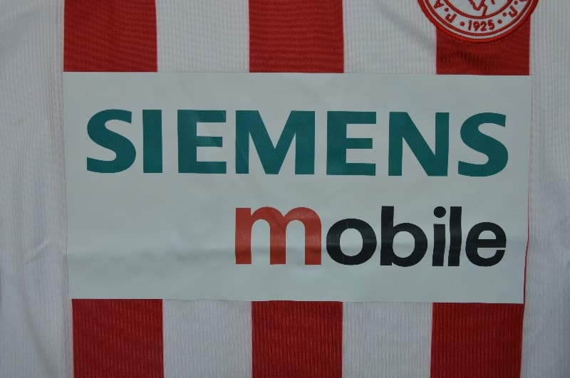 Thailand Quality(AAA) 2001/02 Olympiacos Home Retro Soccer Jersey