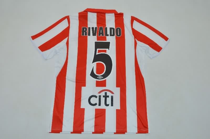 Thailand Quality(AAA) 2004/05 Olympiacos Home Retro Soccer Jersey