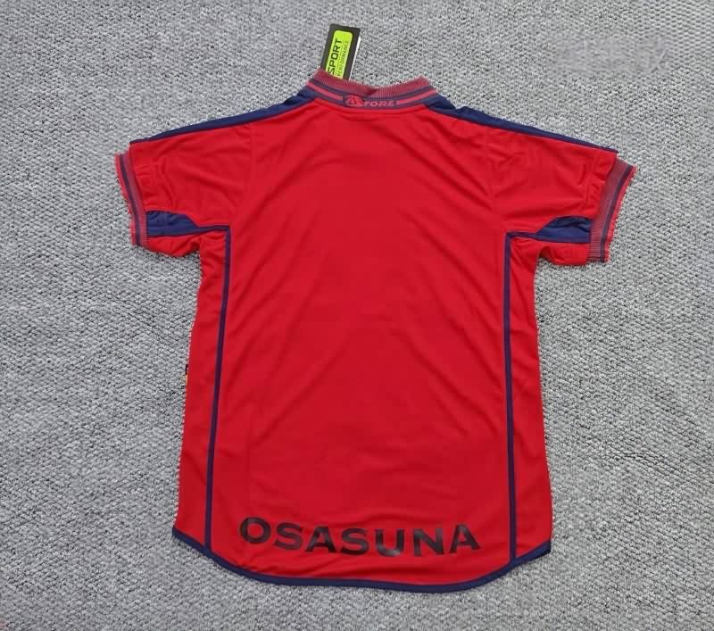 Thailand Quality(AAA) 2000/01 Osasuna Home Retro Soccer Jersey