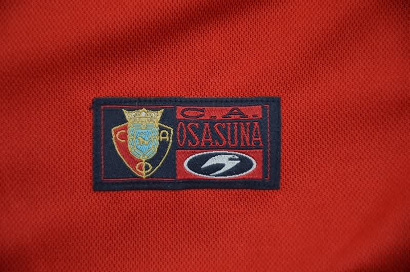Thailand Quality(AAA) 2000/01 Osasuna Home Retro Soccer Jersey