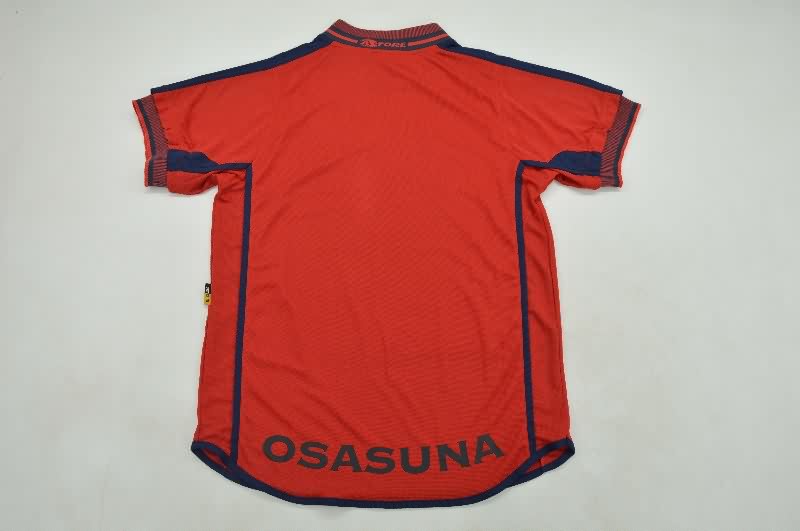 Thailand Quality(AAA) 2000/01 Osasuna Home Retro Soccer Jersey