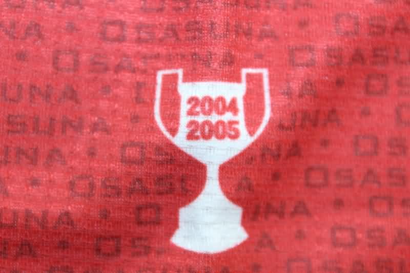Thailand Quality(AAA) 2004/05 Osasuna Home Retro Soccer Jersey