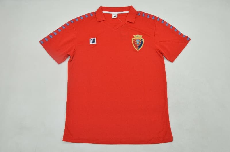 Thailand Quality(AAA) 1983/84 Osasuna Home Retro Soccer Jersey