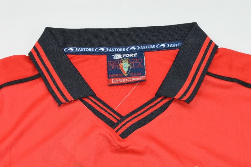 Thailand Quality(AAA) 1998/99 Osasuna Home Retro Soccer Jersey