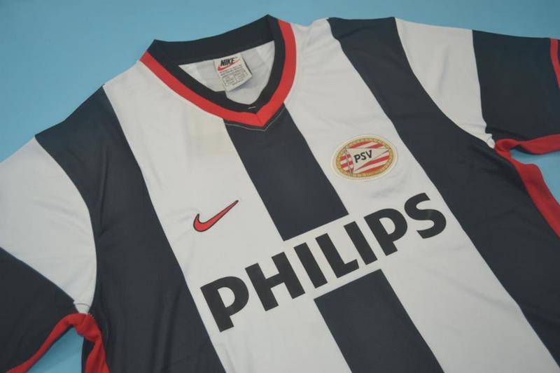 Thailand Quality(AAA) 1998/99 PSV Eindhoven Away Retro Soccer Jersey